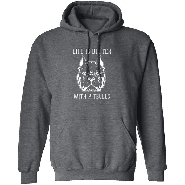 Life Is Better With Pitbulls T-Shirt CustomCat