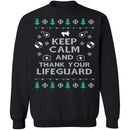 Lifeguard Ugly Christmas Sweater CustomCat