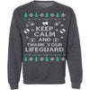 Lifeguard Ugly Christmas Sweater CustomCat