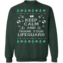 Lifeguard Ugly Christmas Sweater CustomCat