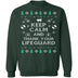Lifeguard Ugly Christmas Sweater CustomCat