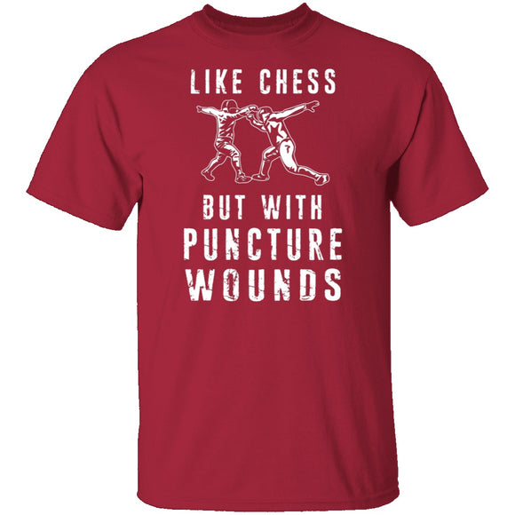 Like Chess But With Puncture Wounds T-Shirt CustomCat