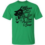 Lions Don't Lose Sleep Over Opinions Of Sheep T-Shirt CustomCat
