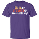 Lions Dragons Wolves T-Shirt CustomCat