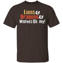 Lions Dragons Wolves T-Shirt CustomCat