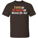 Lions Dragons Wolves T-Shirt CustomCat