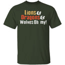 Lions Dragons Wolves T-Shirt CustomCat