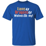 Lions Dragons Wolves T-Shirt CustomCat