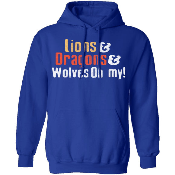 Lions Dragons Wolves T-Shirt CustomCat