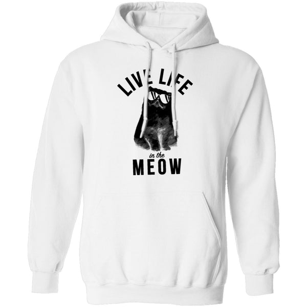 Live Life In The Meow T-Shirt CustomCat