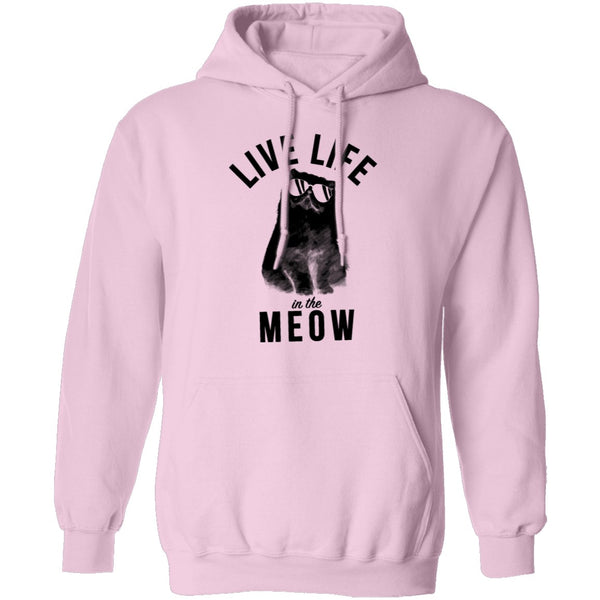 Live Life In The Meow T-Shirt CustomCat