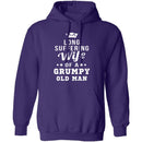 Long Suffering Wife Of A Grumpy Old Man T-Shirt CustomCat