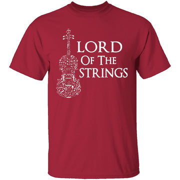 Lord Of The Strings T-Shirt CustomCat