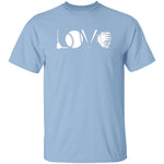 Love Baseball T-Shirt CustomCat