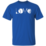 Love Baseball T-Shirt CustomCat