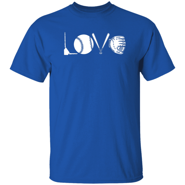 Love Baseball T-Shirt CustomCat