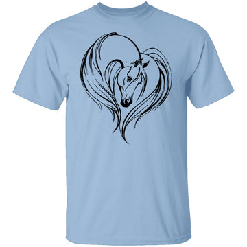Love Horse T-Shirt CustomCat