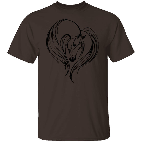 Love Horse T-Shirt CustomCat