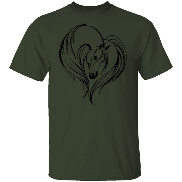 Love Horse T-Shirt CustomCat