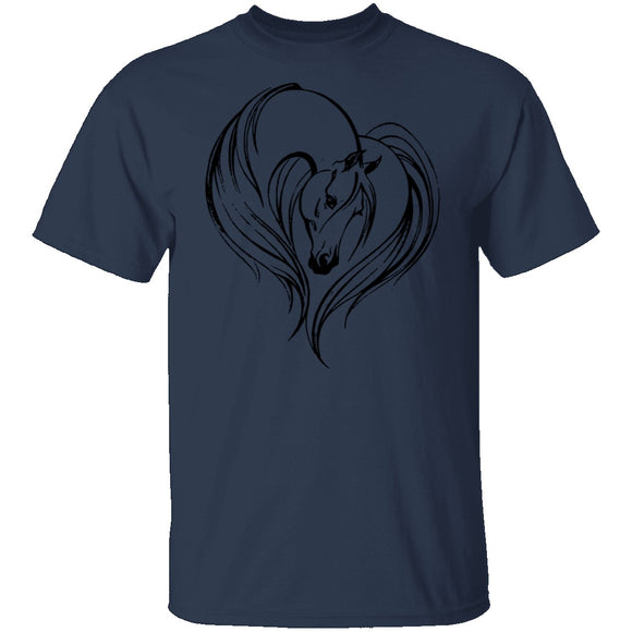 Love Horse T-Shirt CustomCat
