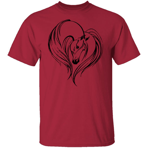 Love Horse T-Shirt CustomCat