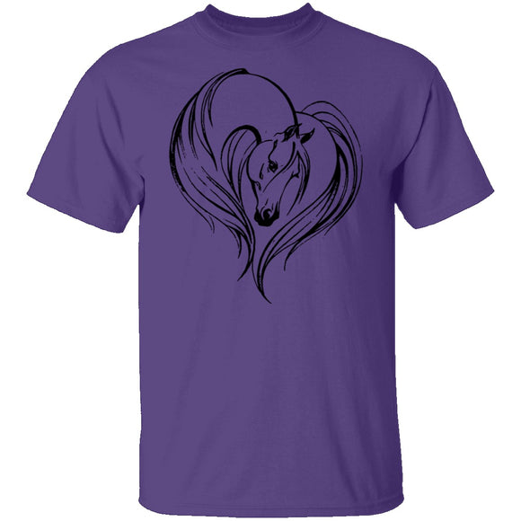 Love Horse T-Shirt CustomCat