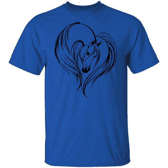 Love Horse T-Shirt CustomCat