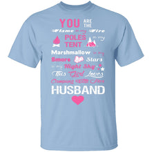 Love Husband and Camping T-Shirt