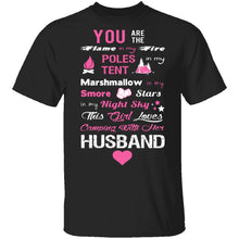 Love Husband and Camping T-Shirt