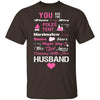 Love Husband and Camping T-Shirt CustomCat