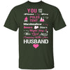 Love Husband and Camping T-Shirt CustomCat