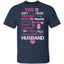 Love Husband and Fishing T-Shirt CustomCat