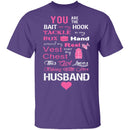 Love Husband and Fishing T-Shirt CustomCat
