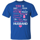 Love Husband and Fishing T-Shirt CustomCat
