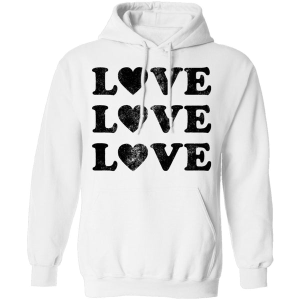 Love Love Love Hearts T-Shirt CustomCat