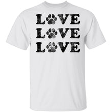 Love Love Love Paws T-Shirt