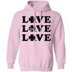 Love Love Love Shamrock T-Shirt CustomCat