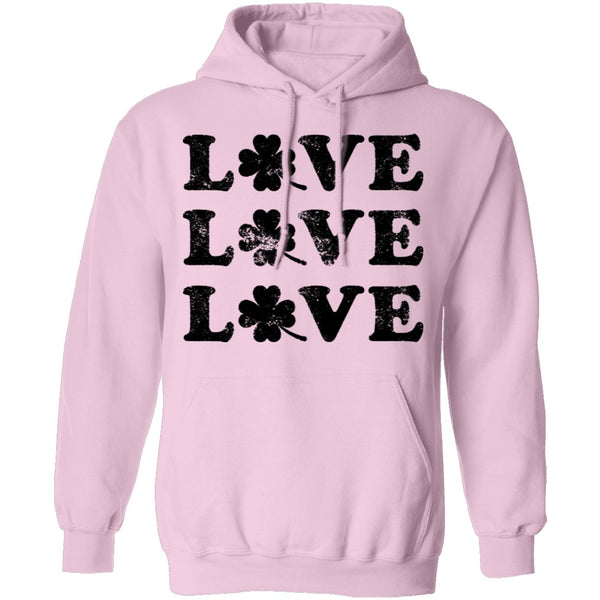 Love Love Love Shamrock T-Shirt CustomCat