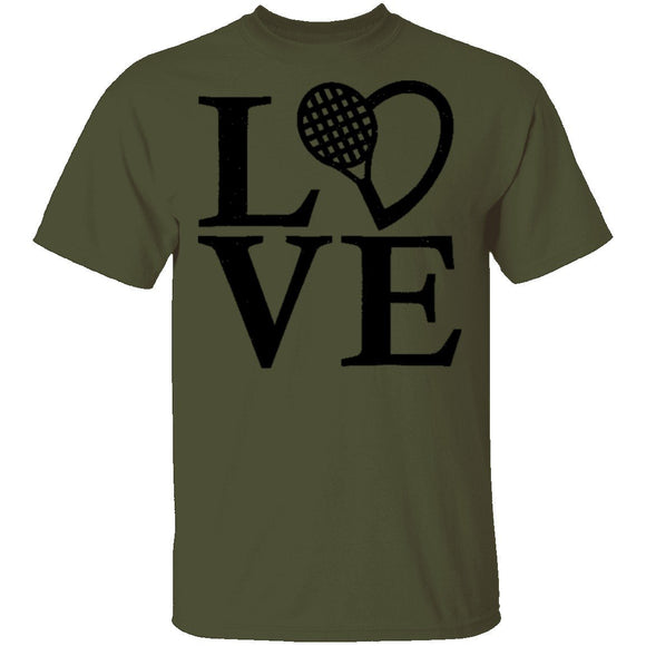 Love Tennis T-Shirt CustomCat