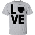 Love Wine T-Shirt CustomCat