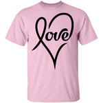 Love in Circle T-Shirt CustomCat