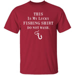 Lucky Fishing Shirt T-Shirt CustomCat