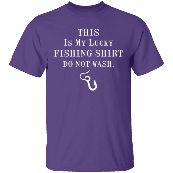 Lucky Fishing Shirt T-Shirt CustomCat