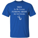 Lucky Fishing Shirt T-Shirt CustomCat