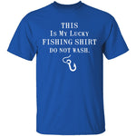 Lucky Fishing Shirt T-Shirt CustomCat