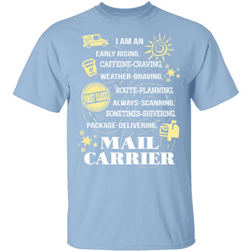 Mail Carrier T-Shirt CustomCat