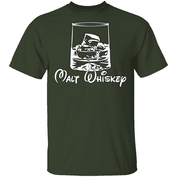 Malt Whiskey T-Shirt CustomCat