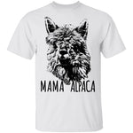 Mama Alpaca T-Shirt CustomCat