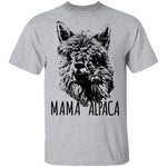 Mama Alpaca T-Shirt CustomCat