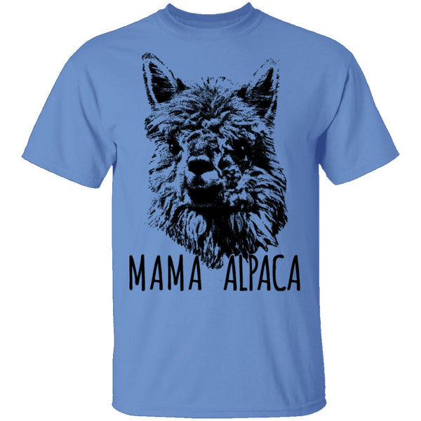 Mama Alpaca T-Shirt CustomCat